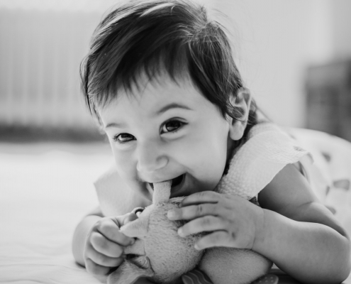 Babyshooting mit 5 Monaten